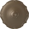 Ekena Millwork Pompeii Ceiling Medallion (Fits Canopies up to 2"), Hand-Painted Warm Silver, 18 7/8"OD x 1 1/2"P CM18POWSS - alternate 1